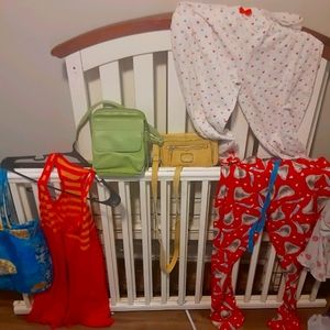 Various items,  purses